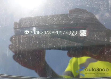 2024 Toyota Camry Hybrid Xse из США, поврежденный, VIN 4T1K31AK8RU074323